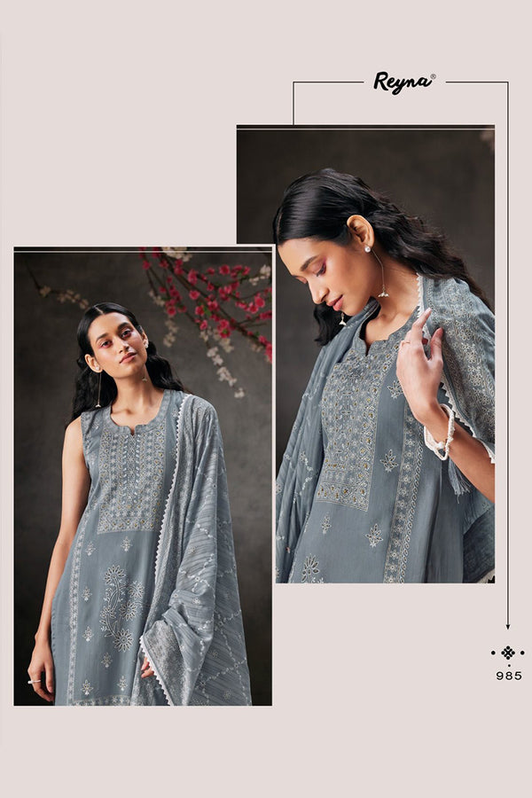 Lucknowi IV Premium Cotton Salwar Suit Design