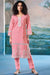 Superior Cotton Block Print With GPO Lace Pink Co-Ord Set