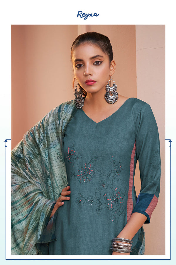 The Ancestry Story Pashmina Salwar Suit Design