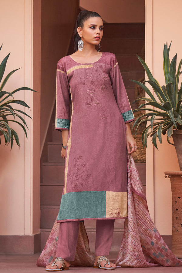 The Ancestry Story Pashmina Salwar Suit Design