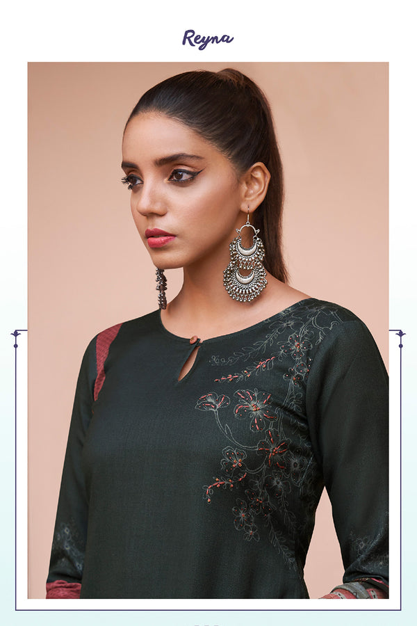 The Ancestry Story Pashmina Salwar Suit Design