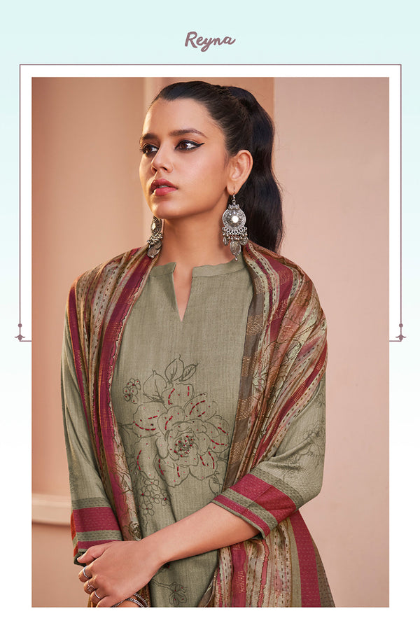 The Ancestry Story Pashmina Salwar Suit Design