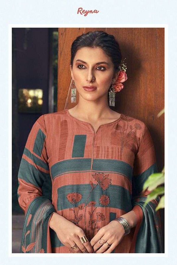 Winter Cluster Pashmina Salwar Suit Design