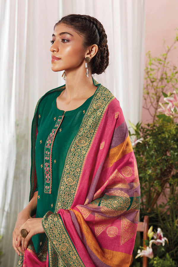 Mashoor Pure Bemberg Russian Silk Salwar Suit Design