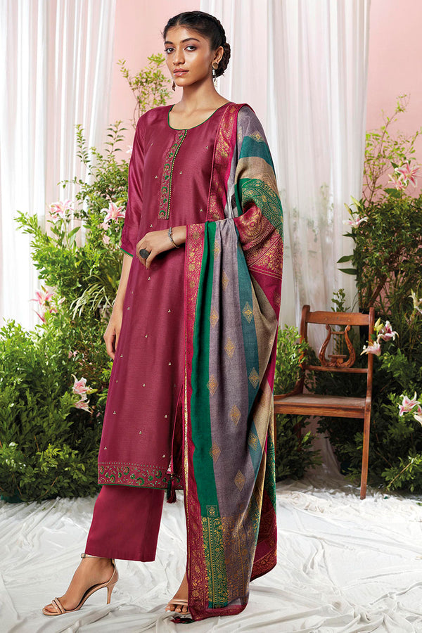 Mashoor Pure Bemberg Russian Silk Salwar Suit Design