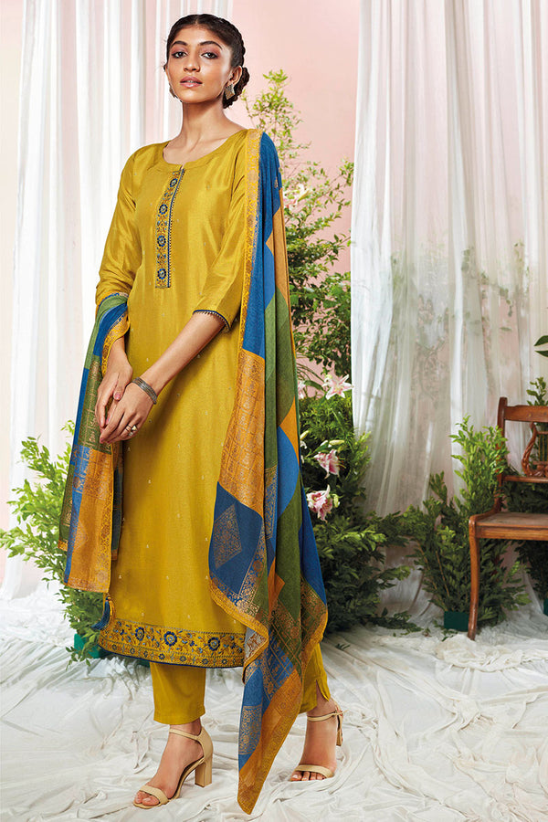 Mashoor Pure Bemberg Russian Silk Salwar Suit Design