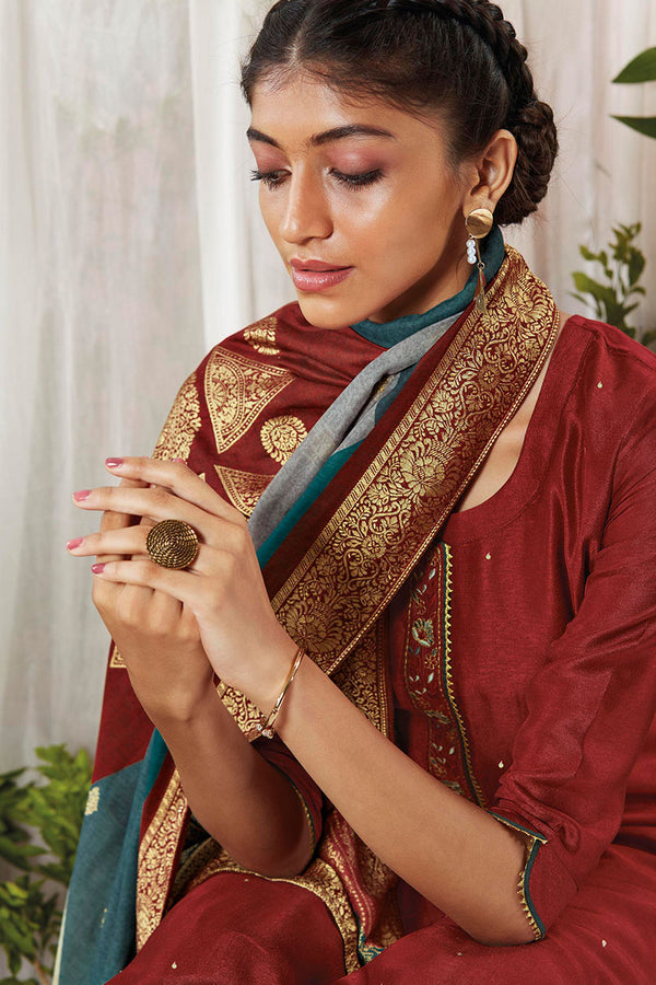 Mashoor Pure Bemberg Russian Silk Salwar Suit Design