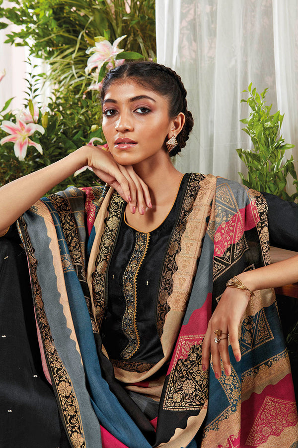 Mashoor Pure Bemberg Russian Silk Salwar Suit Design