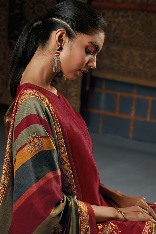 Sara Bemberg Silk Salwar Suit Design Number 862