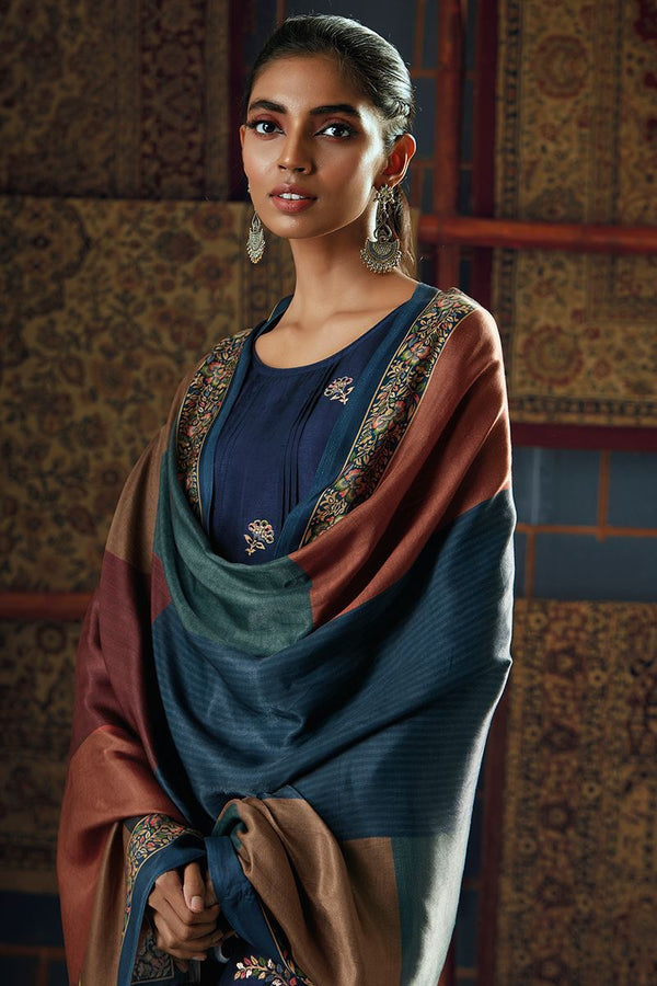 Sara Bemberg Silk Salwar Suit Design Number 863