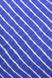 Blue Viscose Chinon Stripes Digital Printed Fabric
