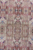 Brown Abstract Digital Printed Linen Fabric