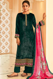 Velvet Senses Premium Plush Velvet Salwar Suit Design 10012