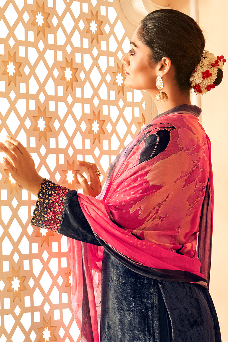 Velvet Senses Premium Plush Velvet Salwar Suit Design
