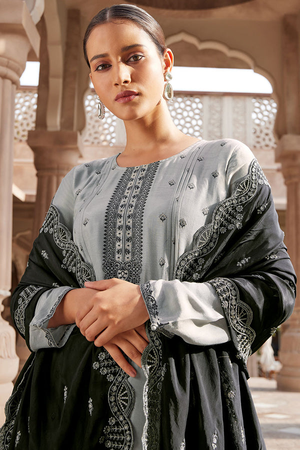 Six Senses Pure Bemberg Soft Silk Salwar Suit Design