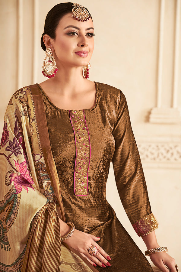 Sakhi-3 Pure Pashmina Salwar Suit