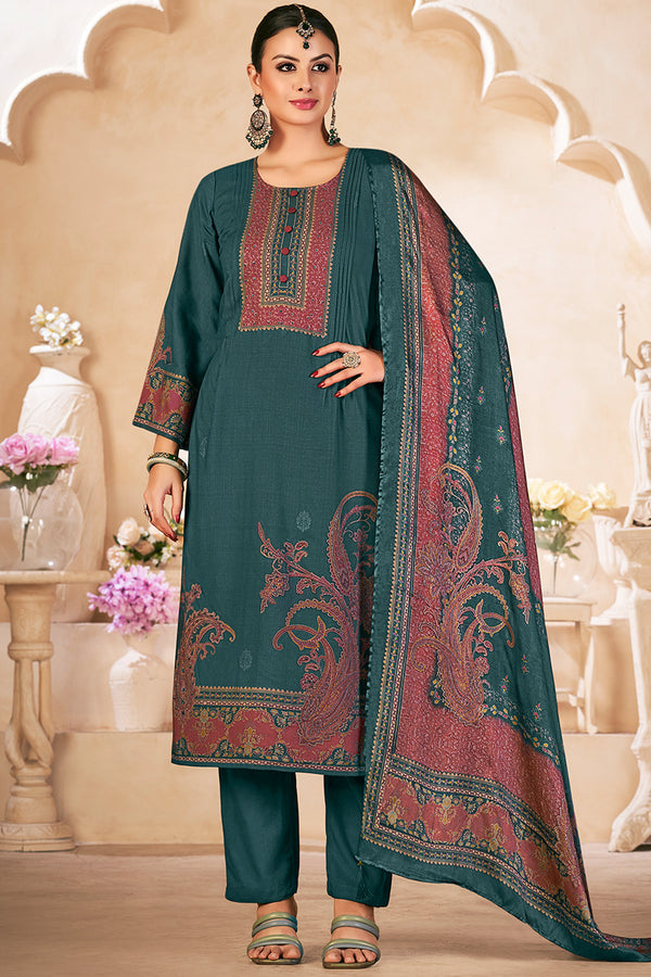 Sakhi-3 Pure Pashmina Salwar Suit