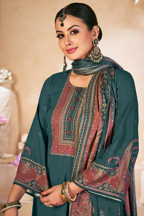 Sakhi-3 Pure Pashmina Salwar Suit