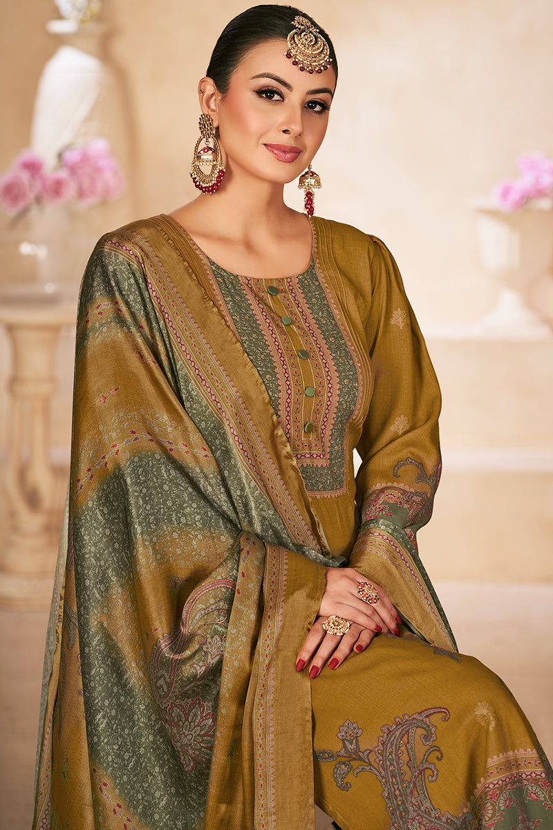 Sakhi-3 Pure Pashmina Salwar Suit Design 10026