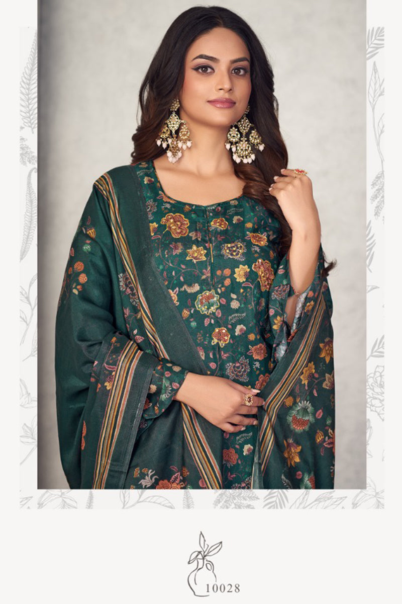 Myra Pure Bemberg Soft Silk Salwar Suit Design 10028