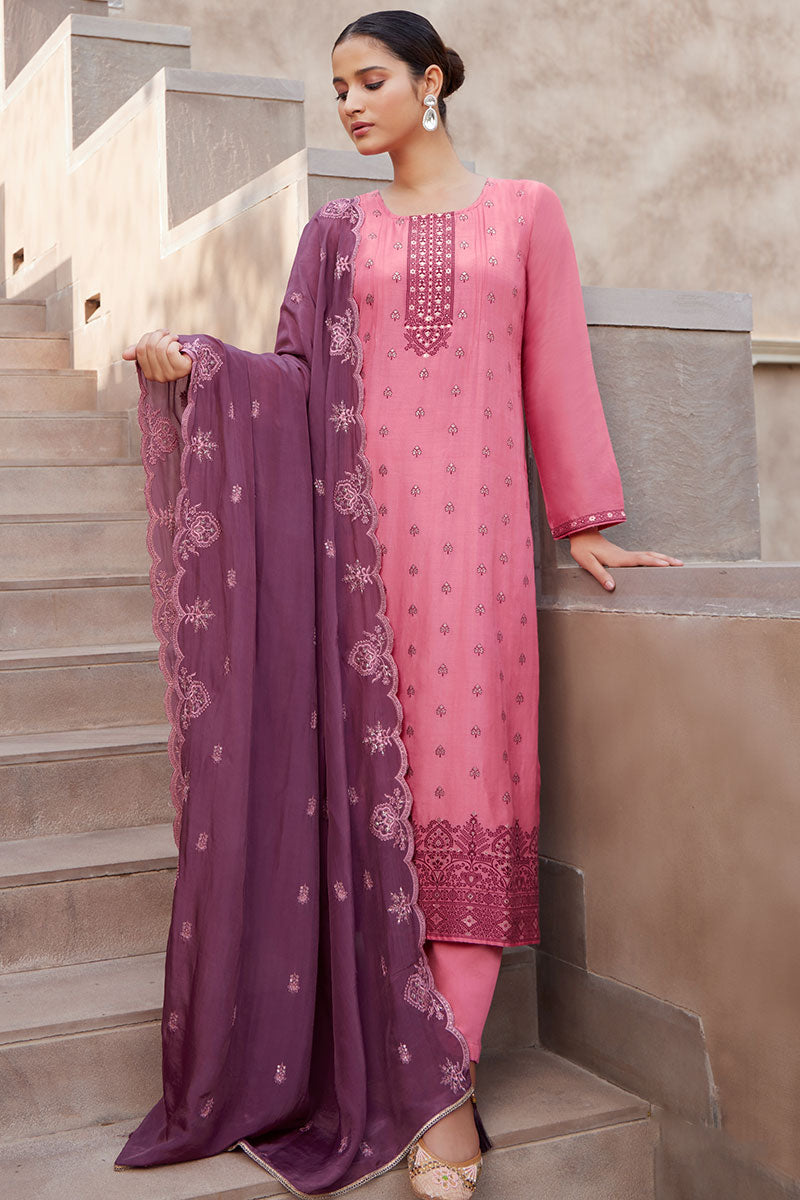 Six Senses Pure Bemberg Soft Silk Salwar Suit Design 1003