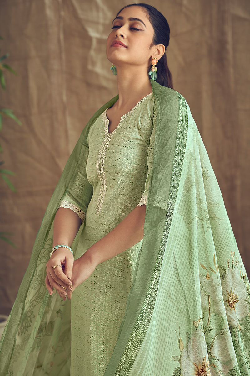 Six Senses Pure Bemberg Soft Silk Salwar Suit Design