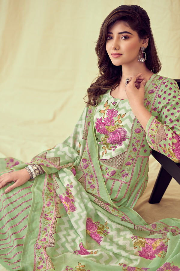 Vaani Pure Linen Salwar Suit Design