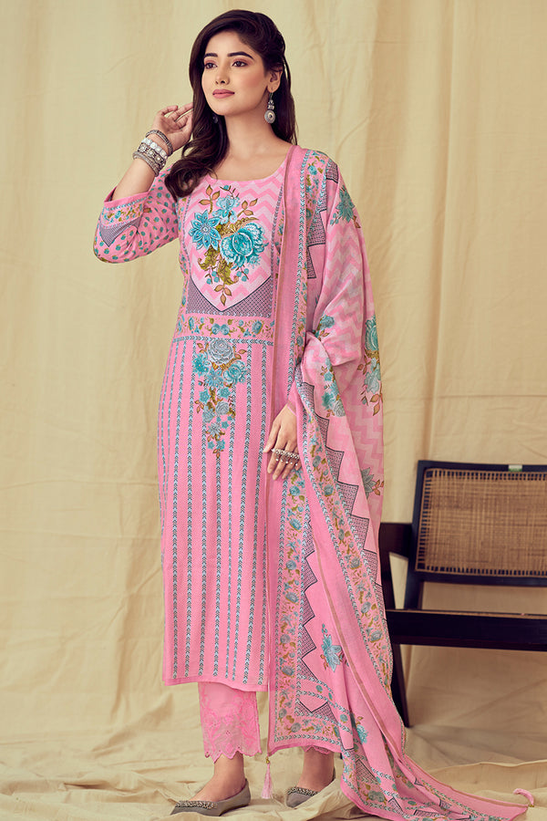 Vaani Pure Linen Salwar Suit Design
