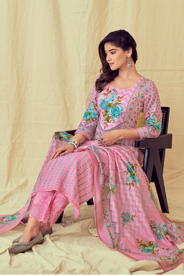 Vaani Pure Linen Salwar Suit Design