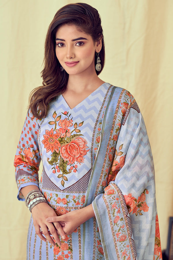 Vaani Pure Linen Salwar Suit Design