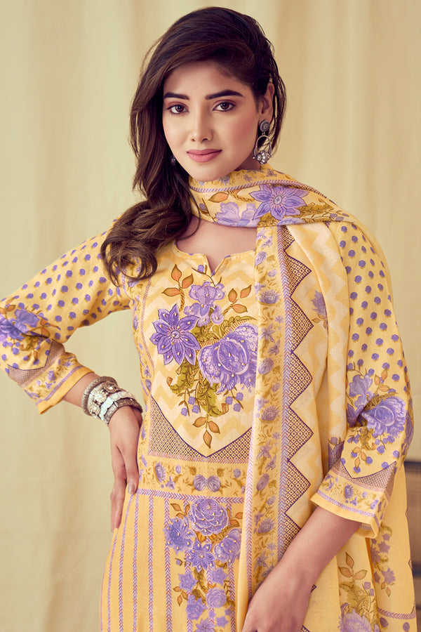 Vaani Pure Linen Salwar Suit Design