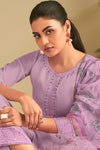 Premium Pure Linen With Borrer Embroidered Salwar Suit
