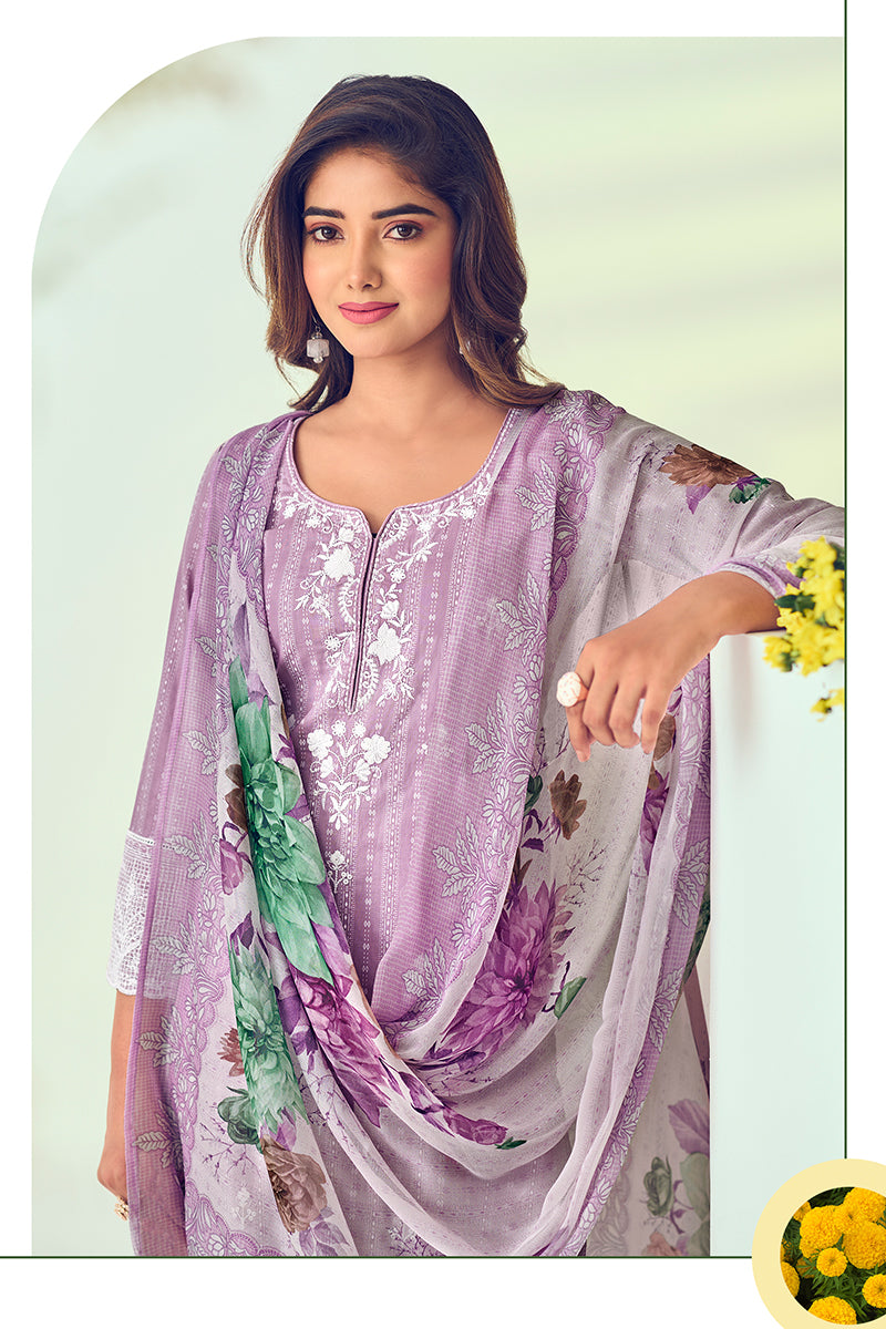 Superior Cotton Katha Print Salwar Suit