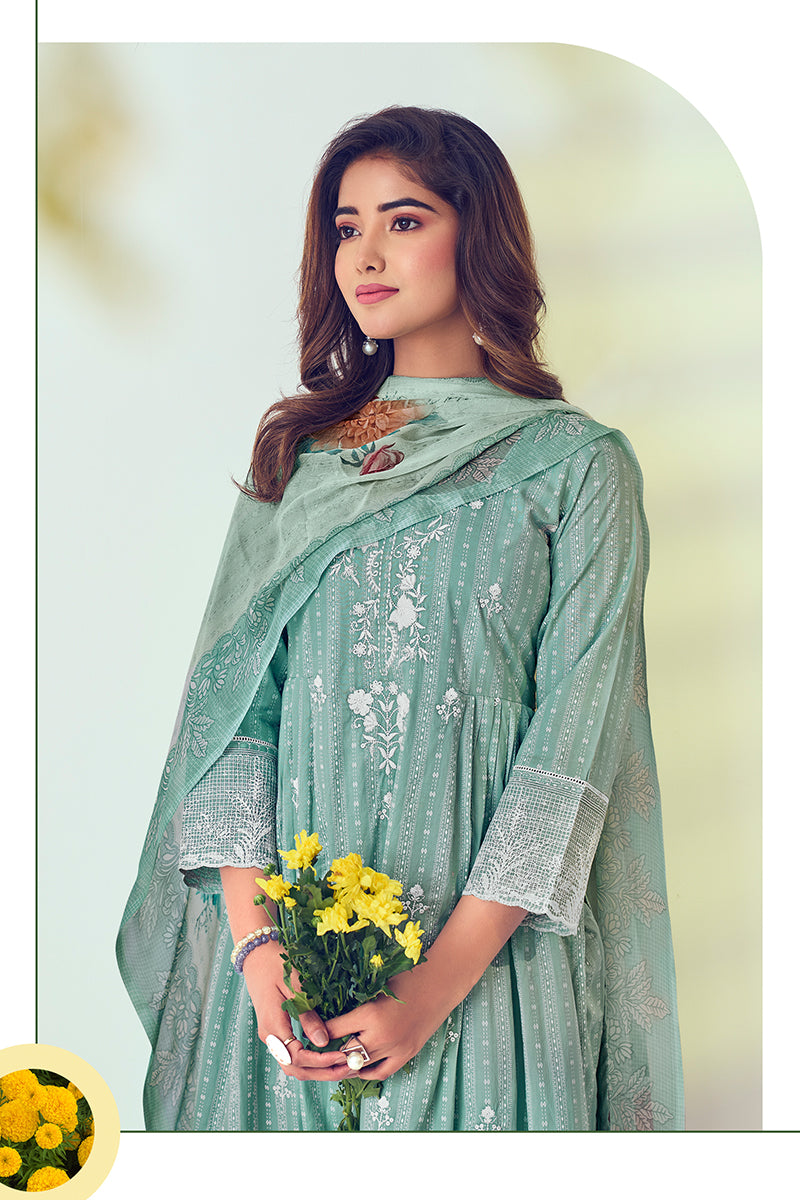 Superior Cotton Katha Print Salwar Suit