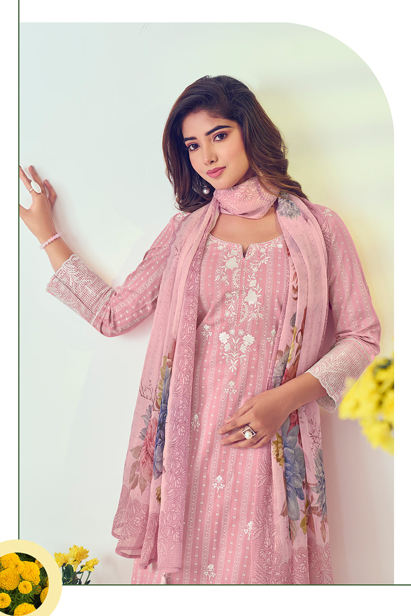 Superior Cotton Katha Print Salwar Suit