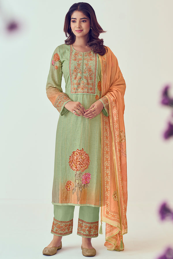 Premium Pure Linen Digital Printed Salwar Suit