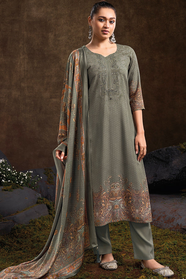 Premium Pure Pashmina Digital Print Salwar Suits