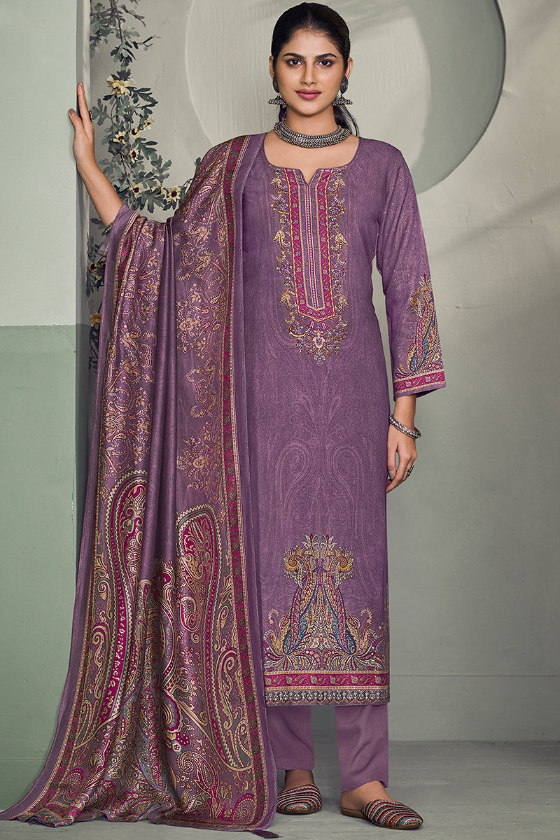 Premium Pure Pashmina Digital Print Salwar Suit