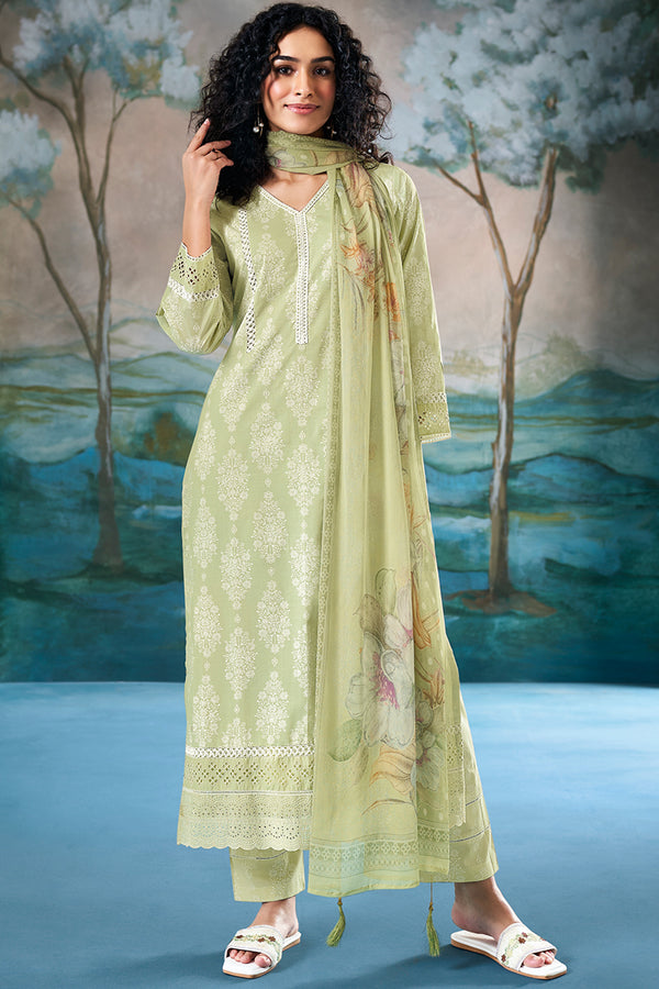 Superior Cotton Block Print Salwar Suit