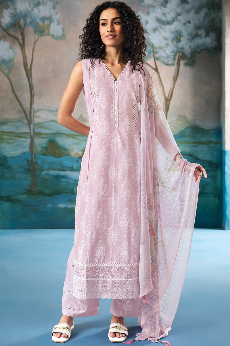 Superior Cotton Block Print Salwar Suit