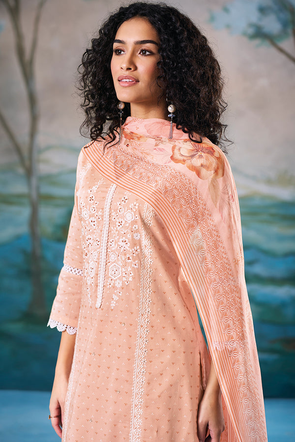 Superior Cotton Print Embroidered Salwar Suit