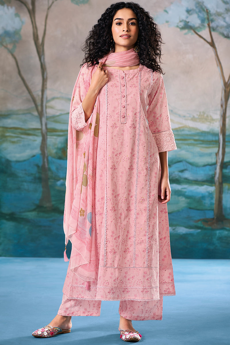 Superior Cotton Block Print Salwar Suit
