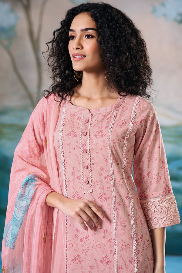 Superior Cotton Block Print Salwar Suit