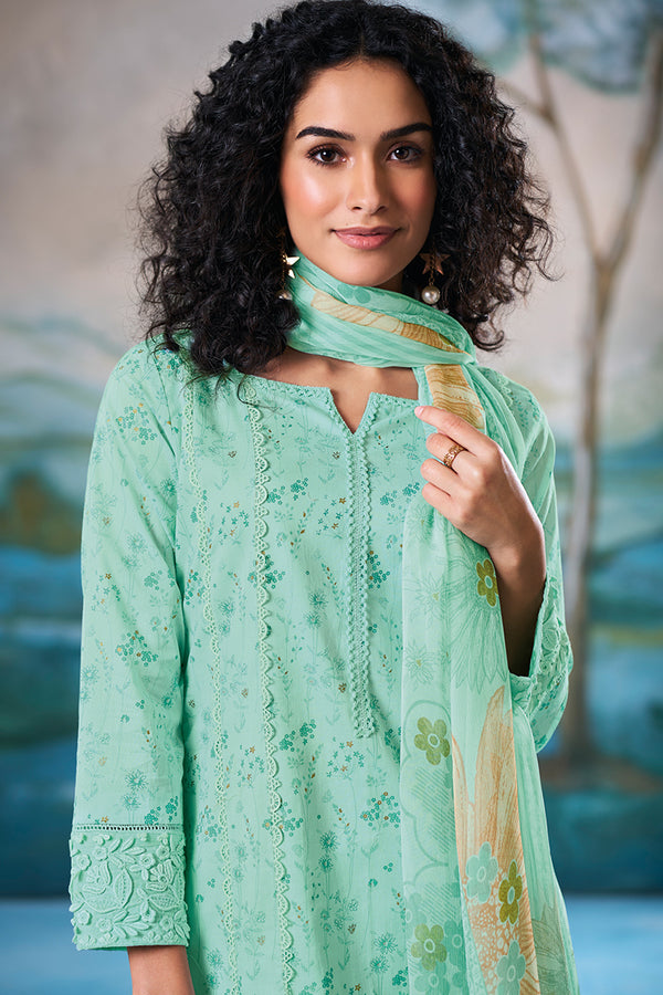 Superior Cotton Block Print Salwar Suit