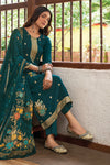 Nazneen Pure Bemberg Organza Jacquard Salwar Suit Design