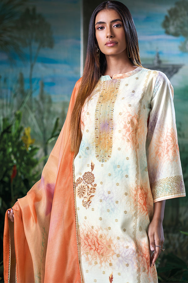 Premium Handloom Cotton Jacquard Salwar Suit
