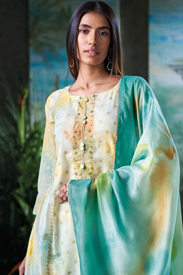 Premium Handloom Cotton Jacquard Salwar Suit