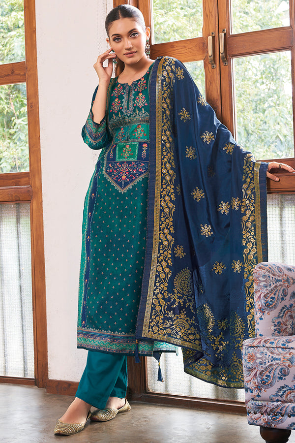 Arzu Pure Bemberg Silk Salwar Suit Design