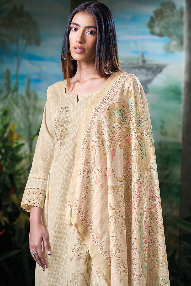 Superior Cotton Print With Heavy Embroidery Salwar Suit