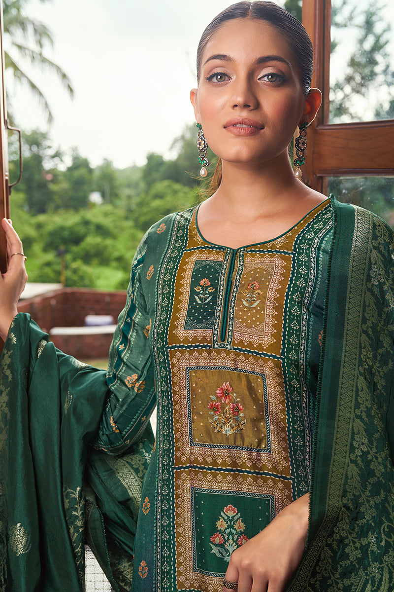 Arzu Pure Bemberg Silk Salwar Suit Design